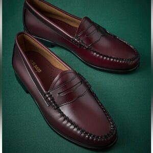 GH Bass Whitney weejun loafer, wine, 7.5